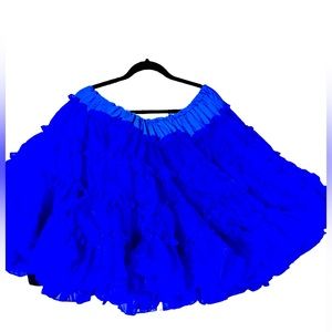 Square Dance Petticoat, Royal Blue 40/40, 22”. Beautiful